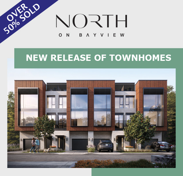 North On Bayview 二手房的定价 赠送价值10万以上的豪华装修