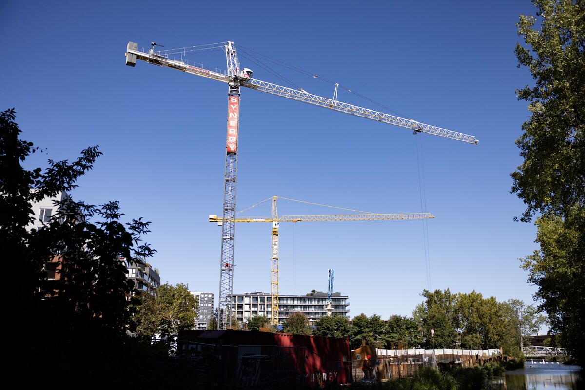 蒙特利尔的在建与新建住宅楼